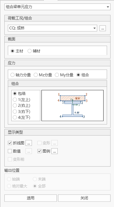 组合梁单元应力窗口操作 组合梁单元应力窗口操作 组合梁单元应力窗口操作 组合梁单元应力窗口操作